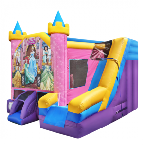 DISNEY PRINCESS Bounce House 6-in-1 Combo Wet/Dry